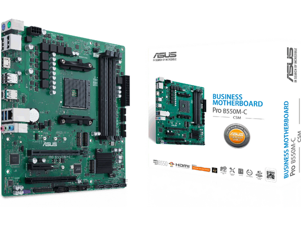 Asus Pro B550M-C/CSM mATX So. AMD AM4 Mainboard