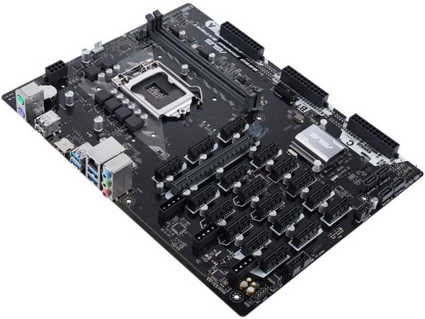Asus B250 Mining Expert ATX So.1151 DDR4 19 PCIe-Steckpl�tzen Tripple-ATX12V Mainboard